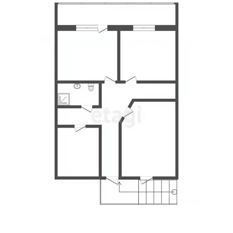 4-к кв. Севастополь ул. Тульская, 3 (66.0 м) - Фото 2
