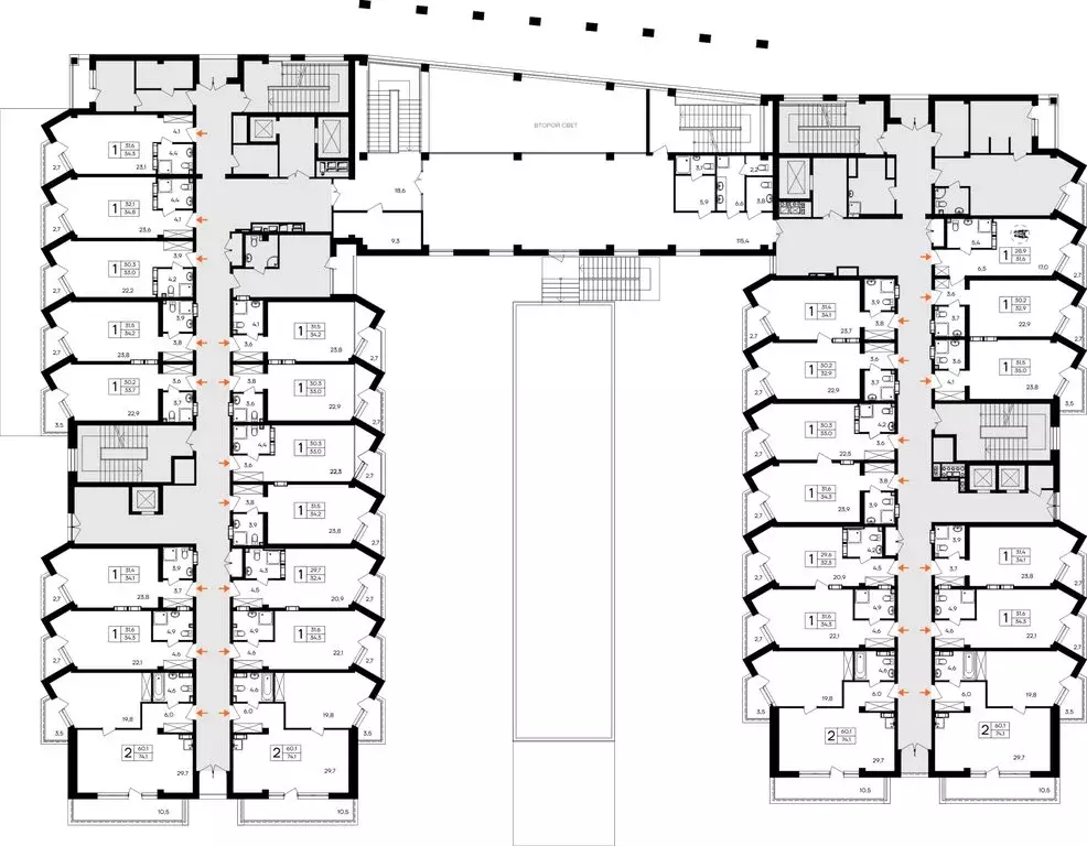 1-комнатная квартира: Евпатория, улица Революции, 3 (34.8 м) - Фото 2