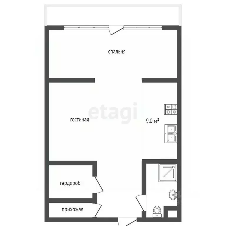 2-к кв. Крым, Ялта ул. Войкова, 20 (50.5 м) - Фото 1