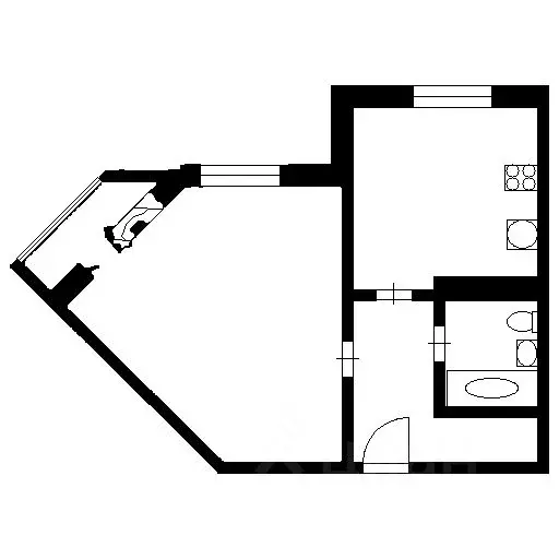 1-к кв. Санкт-Петербург ул. Шаврова, 13к1 (39.0 м) - Фото 1