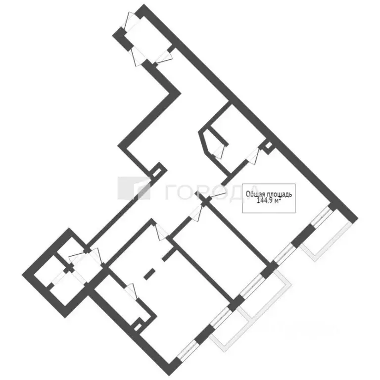 Офис в Новосибирская область, Новосибирск ул. Семьи Шамшиных, 12 (145 ... - Фото 2