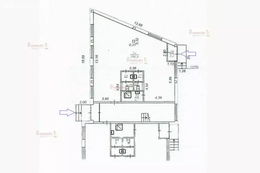 Офис (122.4 м) - Фото 1