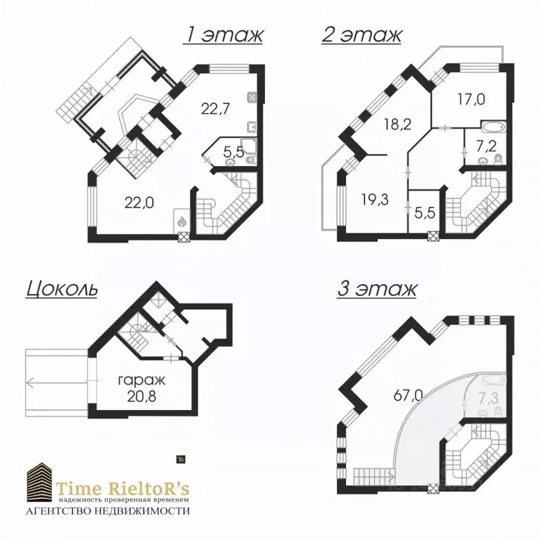 4-к кв. Санкт-Петербург Шувалово тер., ул. Береговая, 18к1 (260.0 м) - Фото 2