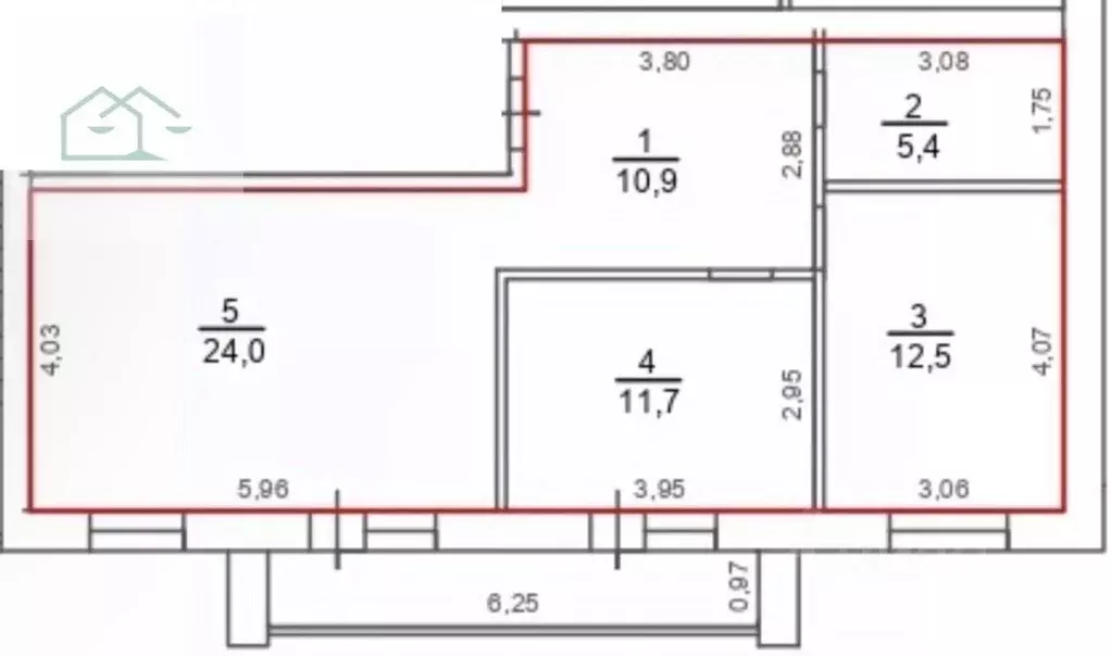 2-к кв. Воронежская область, Рамонский район, с. Ямное ул. Генерала ... - Фото 2