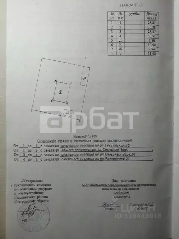 Участок в Костромская область, Ветлужский пгт ул. Российская, 17 (8.7 ... - Фото 1
