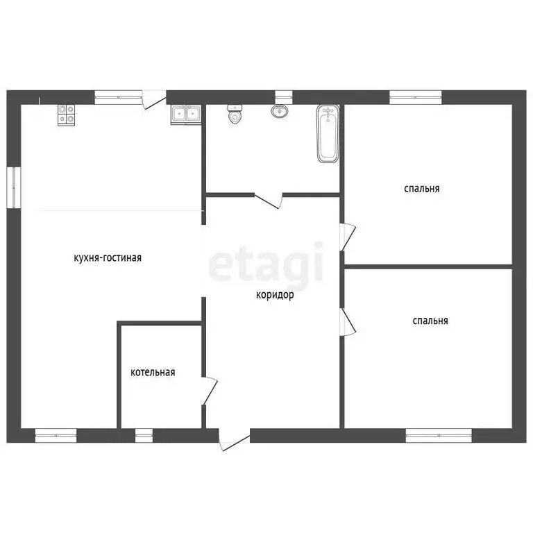 Дом в Тюменский муниципальный округ, деревня Якуши, КП Атлетик вилладж ... - Фото 1