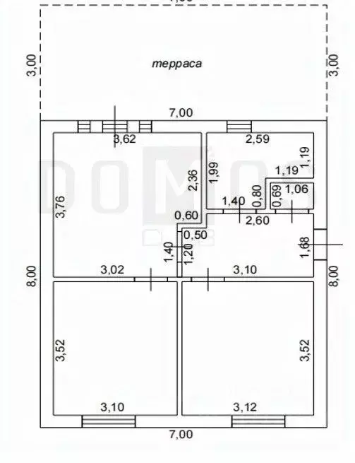 Дом в Свердловская область, Екатеринбург 8/5 (56 м) - Фото 1