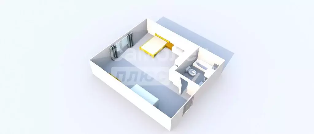 Студия Московская область, Домодедово Южный мкр, ул. ... - Фото 2