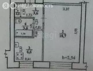 1-комнатная квартира: Чита, Боровая улица, 6 (32.5 м) - Фото 1