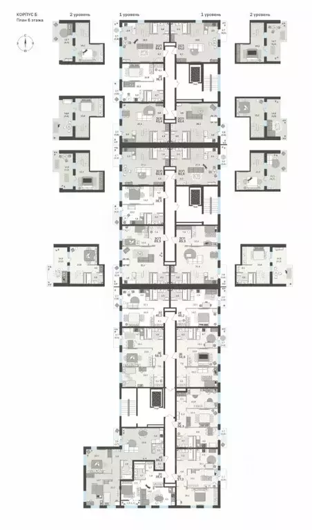 1-к кв. Пермский край, Пермь бул. Гагарина, 72 (72.2 м) - Фото 2