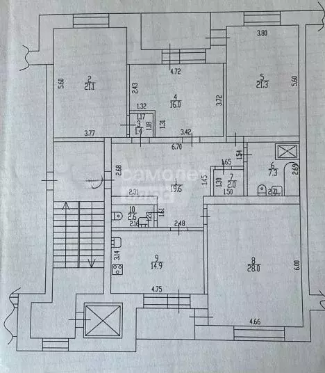 4-к. квартира, 134,2 м, 6/7 эт. - Фото 0