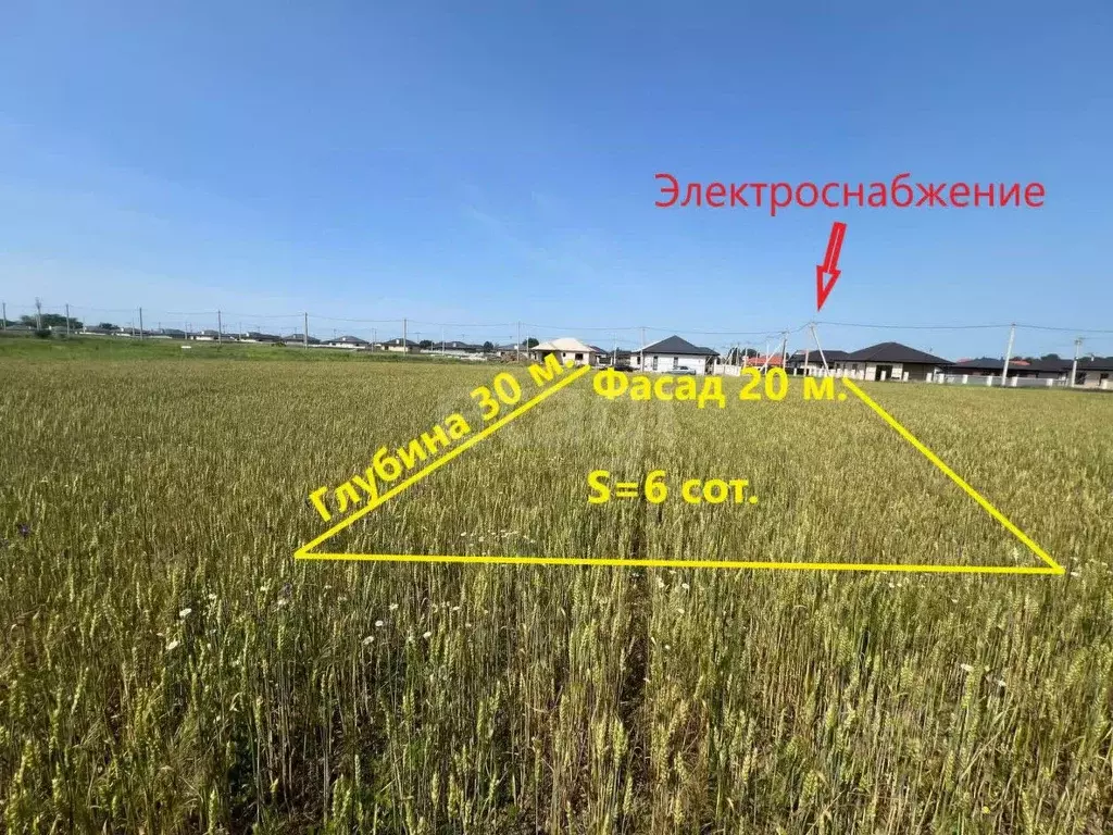 Участок в Краснодарский край, Темрюк Веселая ул. (6.0 сот.) - Фото 1