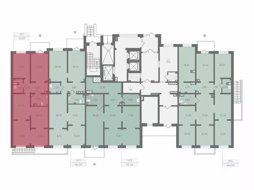 Офис (93.9 м) - Фото 2