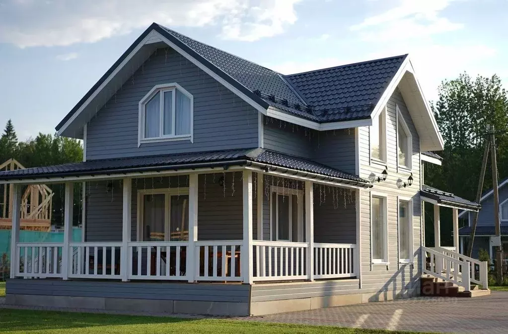 Дом в Ленинградская область, Приозерский район, Сосновское с/пос, д. ... - Фото 1