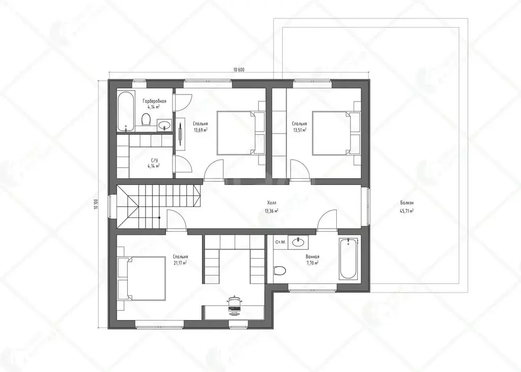 Дом в городской округ Ульяновск, посёлок Пригородный, Луговая улица ... - Фото 1