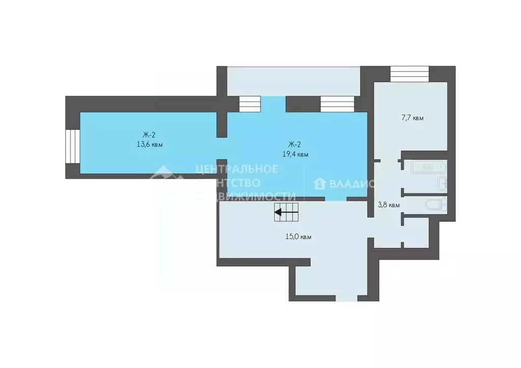Комната Рязанская область, Рязань ул. Новоселов, 12 (33.0 м) - Фото 2