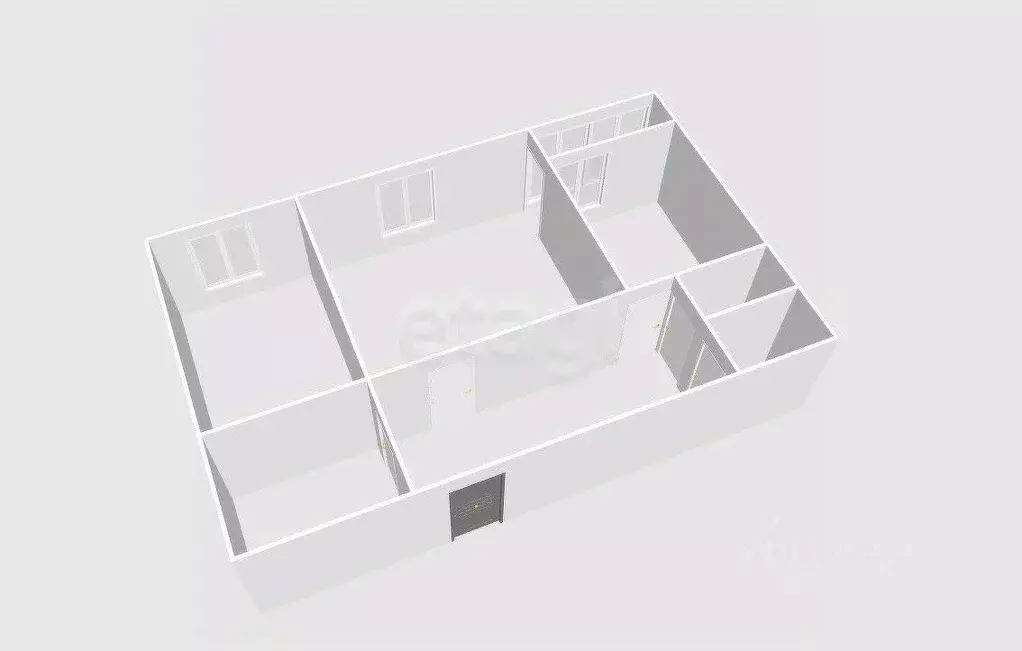 2-к кв. Сахалинская область, Южно-Сахалинск Крайняя ул., 37 (66.4 м) - Фото 2