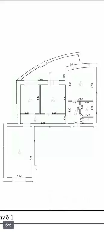 3-к кв. Рязанская область, Рязань ул. Маяковского, 49 (101.8 м) - Фото 2