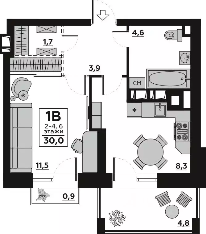 2-к кв. Волгоградская область, Волгоград пос. Ангарский, ул. ... - Фото 1