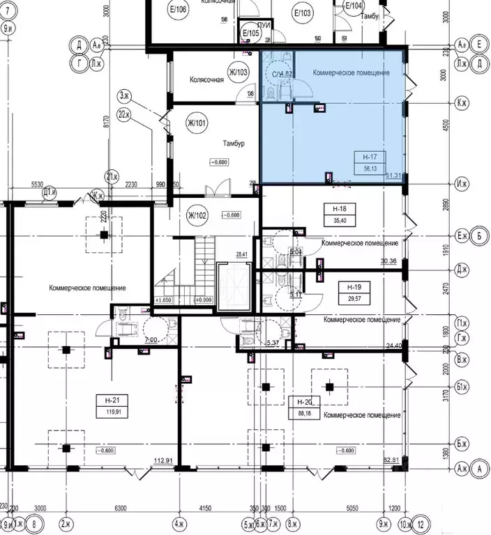 Помещение свободного назначения в Ленинградская область, Кудрово г. ... - Фото 1