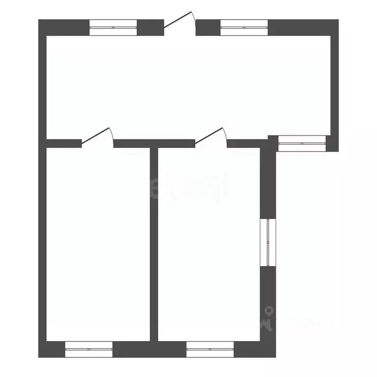 Дом в Тульская область, пос. Дубна ул. Калинина, 2 (54 м) - Фото 1