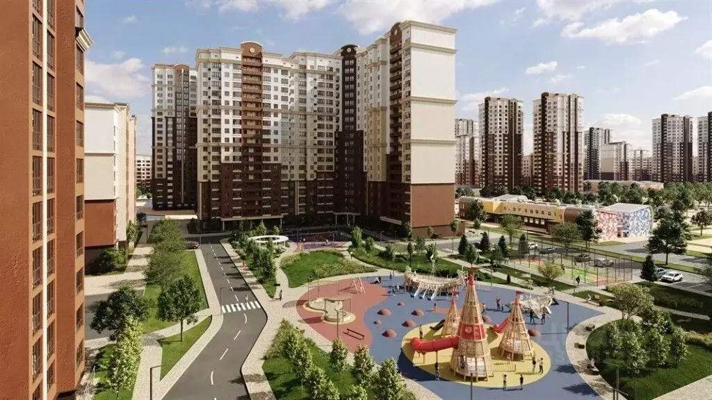 1-к кв. Крым, Симферопольский район, с. Мирное ул. Крымской Весны, 6к1 ... - Фото 2