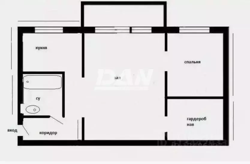 2-к кв. Челябинская область, Златоуст Дворцовая ул., 9 (41.4 м) - Фото 2