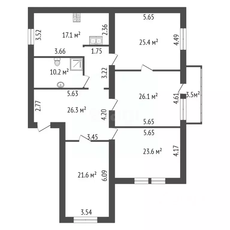 4-к кв. Санкт-Петербург Московский просп., 151 (150.3 м) - Фото 1