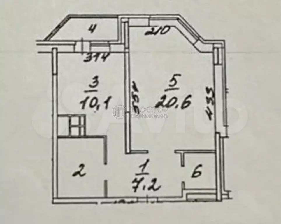 1-к. квартира, 48,8 м, 3/17 эт. - Фото 0
