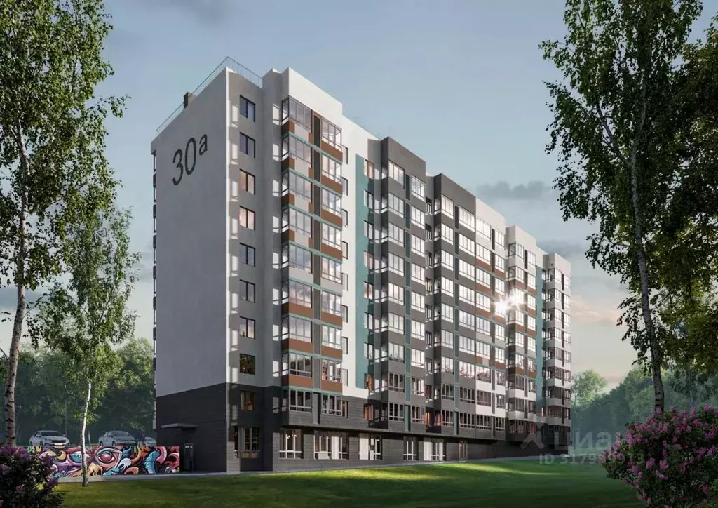 1-к кв. Пермский край, Пермь Белозерская ул., 30А (28.5 м) - Фото 0