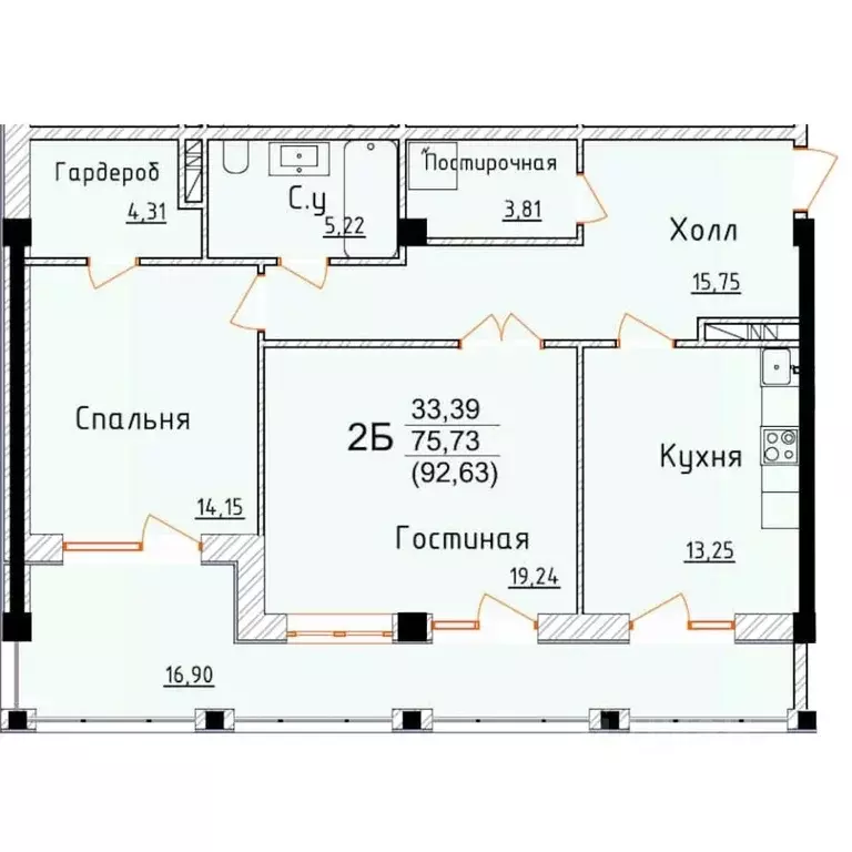 2-к кв. Дагестан, Дербент ул. Графа Воронцова, 78скА-6 (92.63 м) - Фото 0