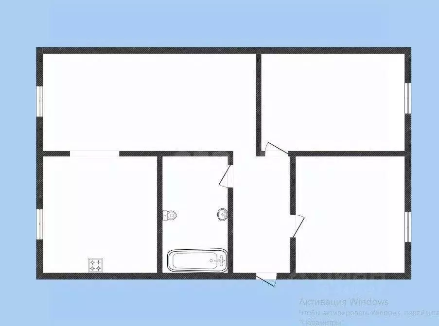 3-к кв. Смоленская область, Смоленск Автозаводская ул., 21Б (61.8 м) - Фото 1