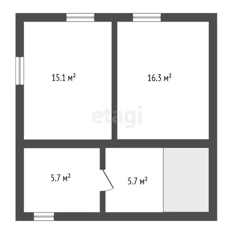 Дом в Новая Усмань, улица Кулибина, 1 (90 м) - Фото 1