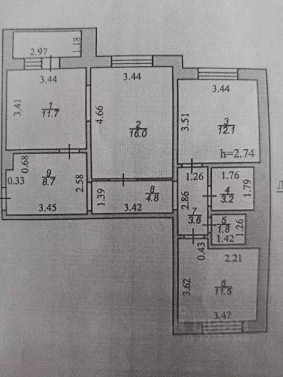 3-к кв. Московская область, Балашиха Кучино мкр, ул. Центральная, 47 ... - Фото 1
