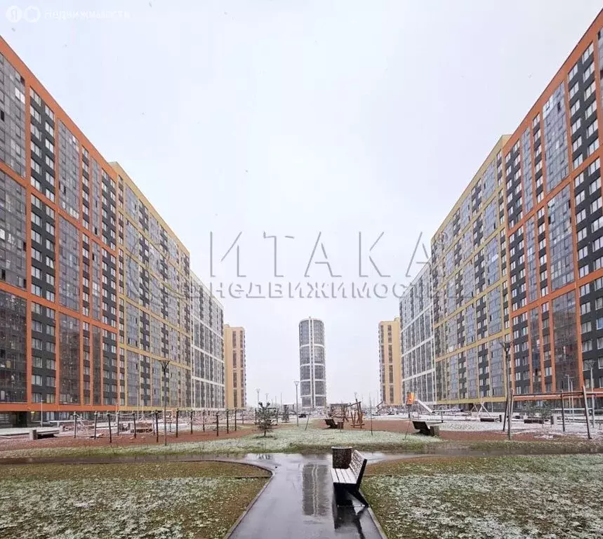 2-комнатная квартира: Бугры, ул. Тихая / проезд Гаражный (54.34 м) - Фото 1