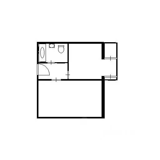 1-к кв. Воронежская область, Новоусманский район, пос. Отрадное ул. ... - Фото 2