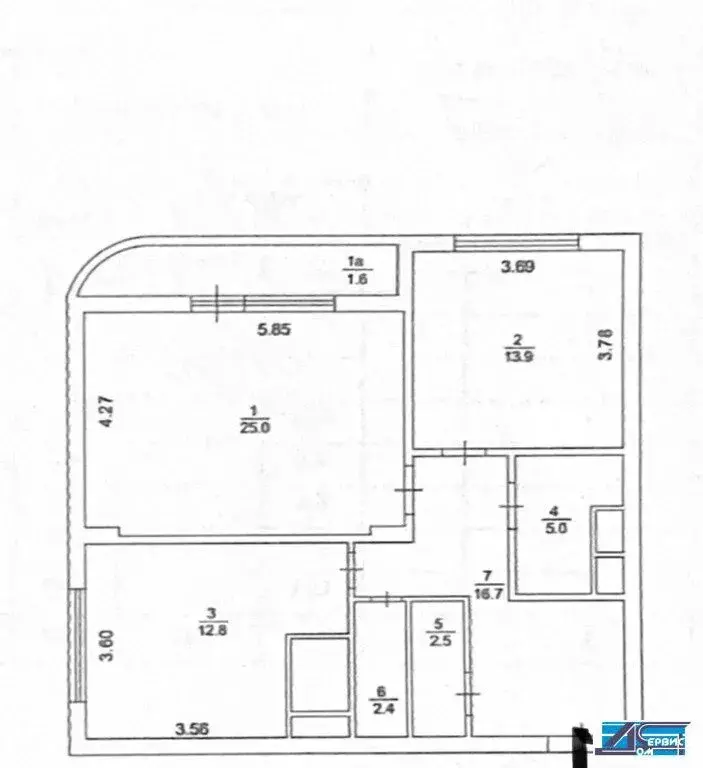 2-комнатная квартира: Москва, улица Академика Павлова, 24 (78.3 м) - Фото 1