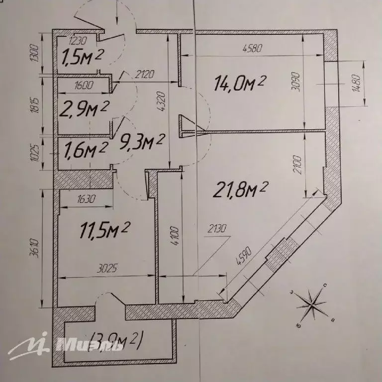 Продается 2-комнатная квартира - Фото 1