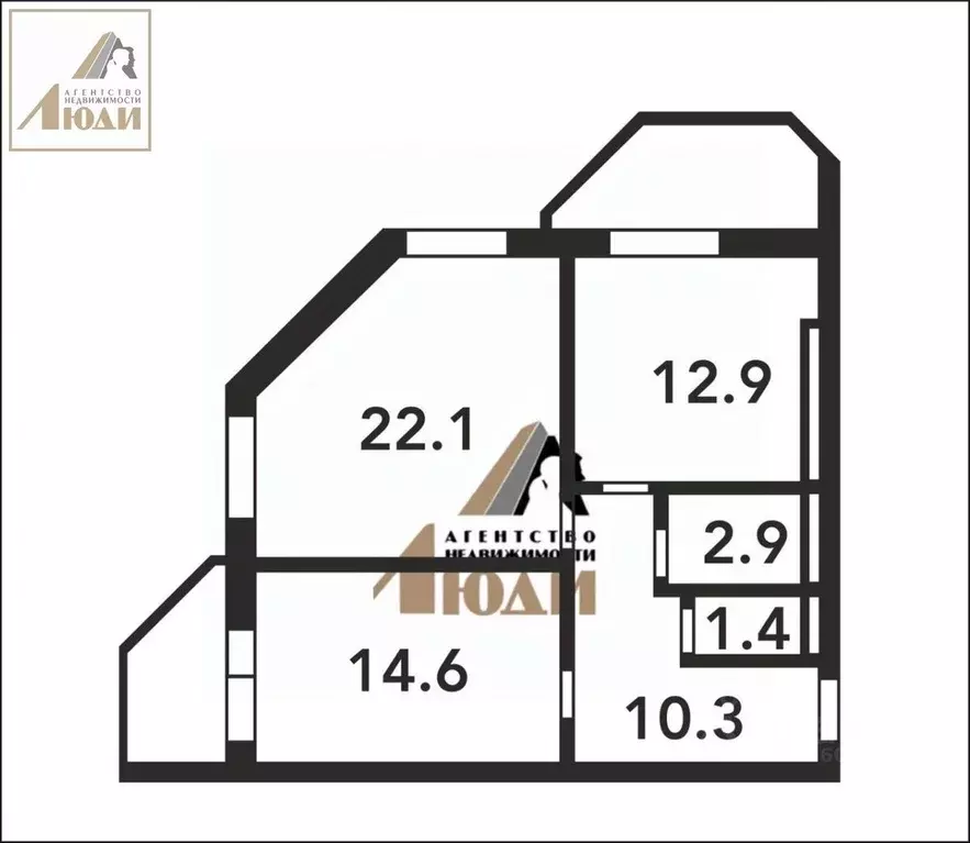 2-к кв. Новосибирская область, Новосибирск Вилюйская ул., 3 (69.0 м) - Фото 1