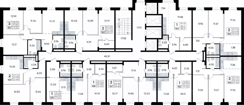 Студия Приморский край, Владивосток ул. Тухачевского (27.06 м) - Фото 2