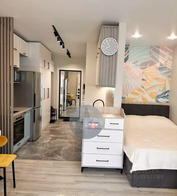 Квартира, студия, 25.3 м - Фото 1