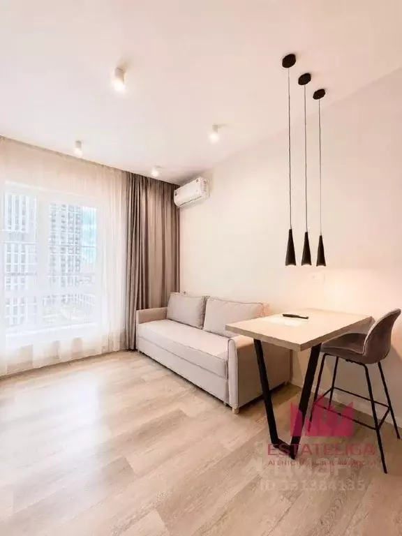 Студия Москва Аминьевское ш., 4Дк2 (27.6 м) - Фото 1