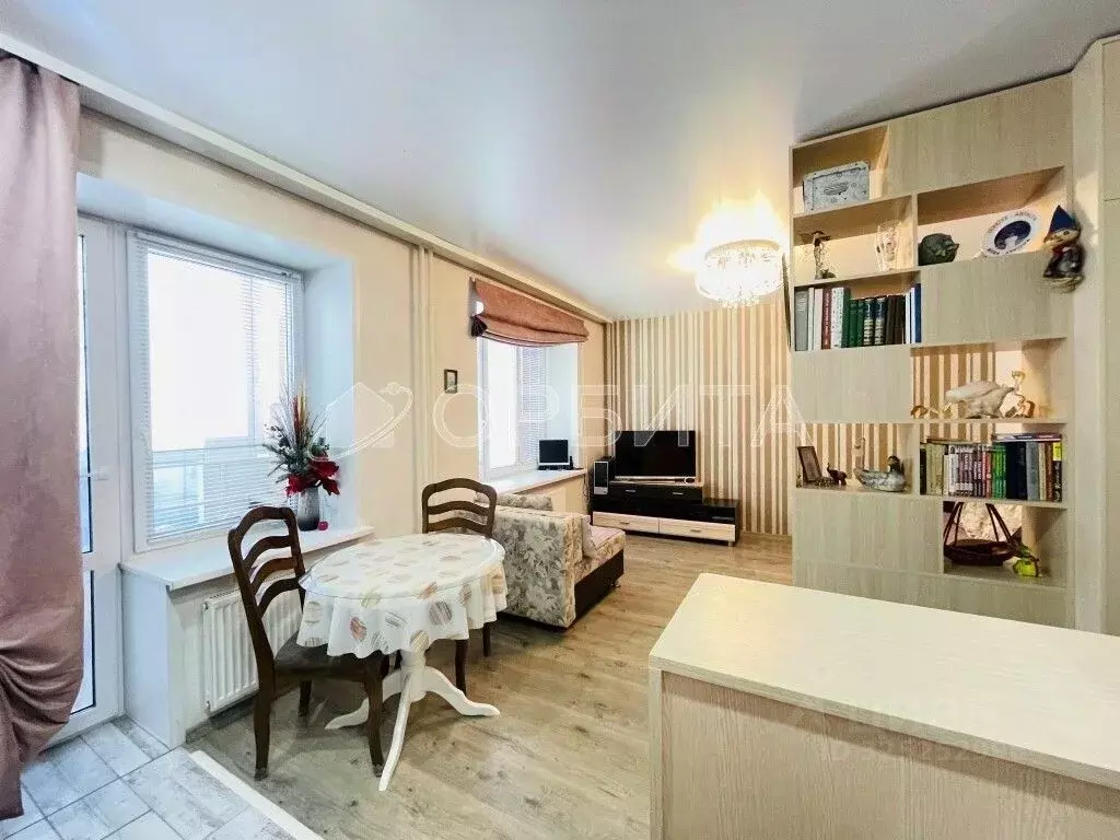 Студия Тюменская область, Тюмень ул. Василия Подшибякина, 17 (31.0 м) - Фото 1