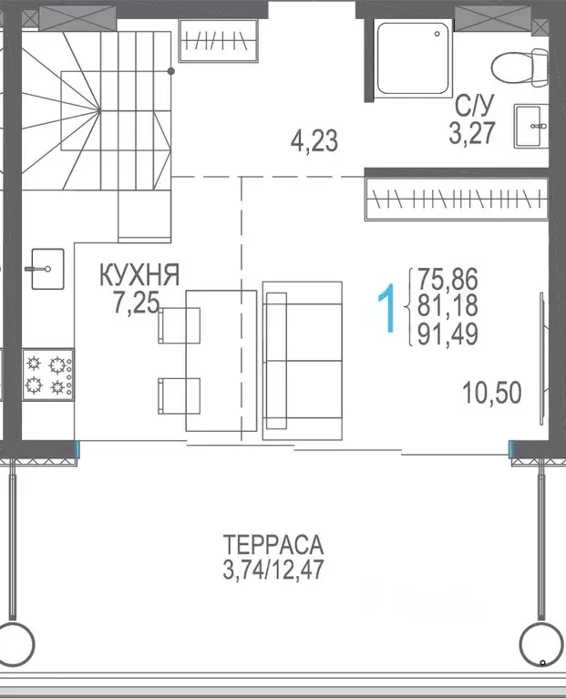 Студия Крым, Сакский район, Лесновское с/пос, с. Прибрежное Розовое ... - Фото 1