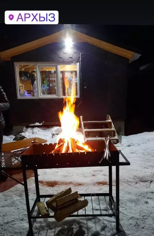 Дом в Карачаево-Черкесия, Зеленчукский район, с. Архыз ул. Мира, 5Е ... - Фото 0