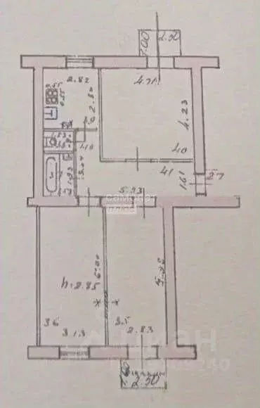 3-к кв. Курская область, Курск ул. Гайдара, 4 (79.1 м) - Фото 2