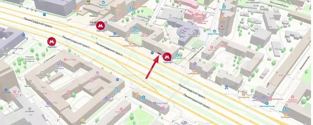 Продажа габ-торговое помещение 15,5м2, м. Аэропорт в сао - Фото 0