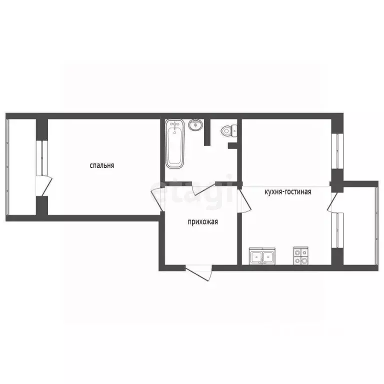 2-к кв. Ставропольский край, Пятигорск ул. Бунимовича (95.8 м) - Фото 2