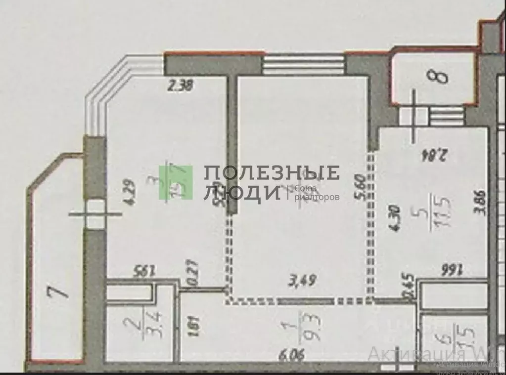 2-к кв. Тульская область, Тула просп. Ленина, 112 (70.7 м) - Фото 1