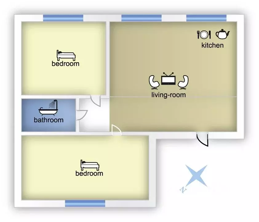 3-к кв. Москва пер. Даев, 2 (70.0 м) - Фото 2